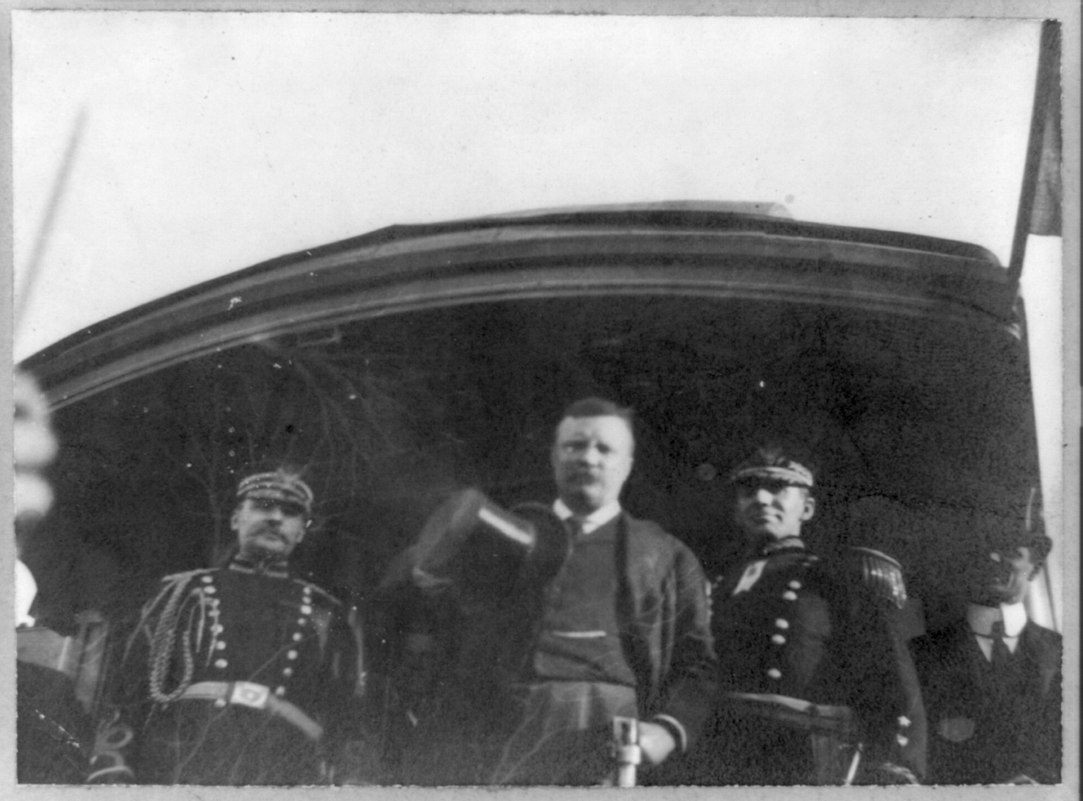 The Only time Pres. Roosevelt ever consented to pose before a Kodak, c1903. — historic photograph