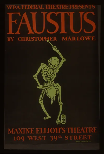 W.P.A. Federal Theatre Presents Faustus by Christopher Marlowe