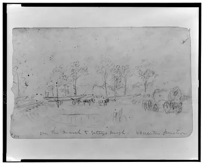 On the march to Gettysburg, Warrenton Junction