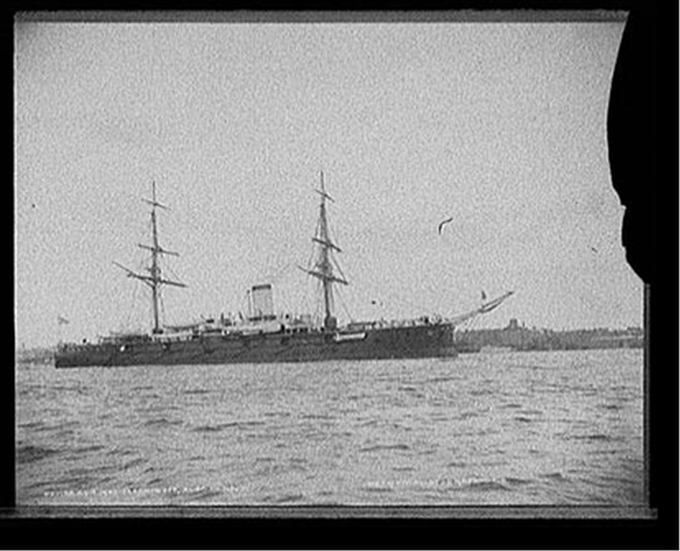 Admiral Machinoff [i.e. Nakhimov], Russian navy, [1893] — historic photograph