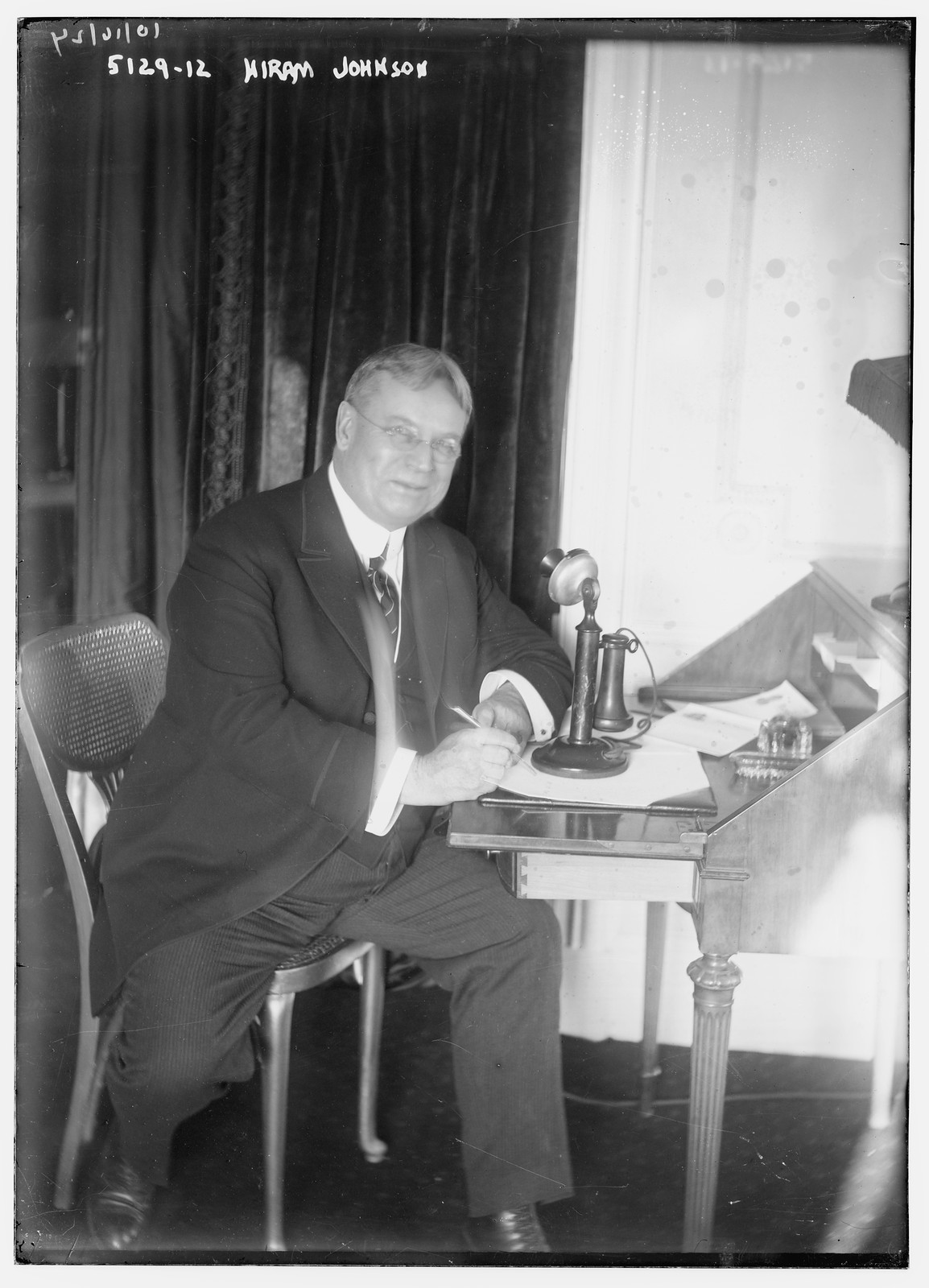 Hiram Johnson, n/a — historic photograph