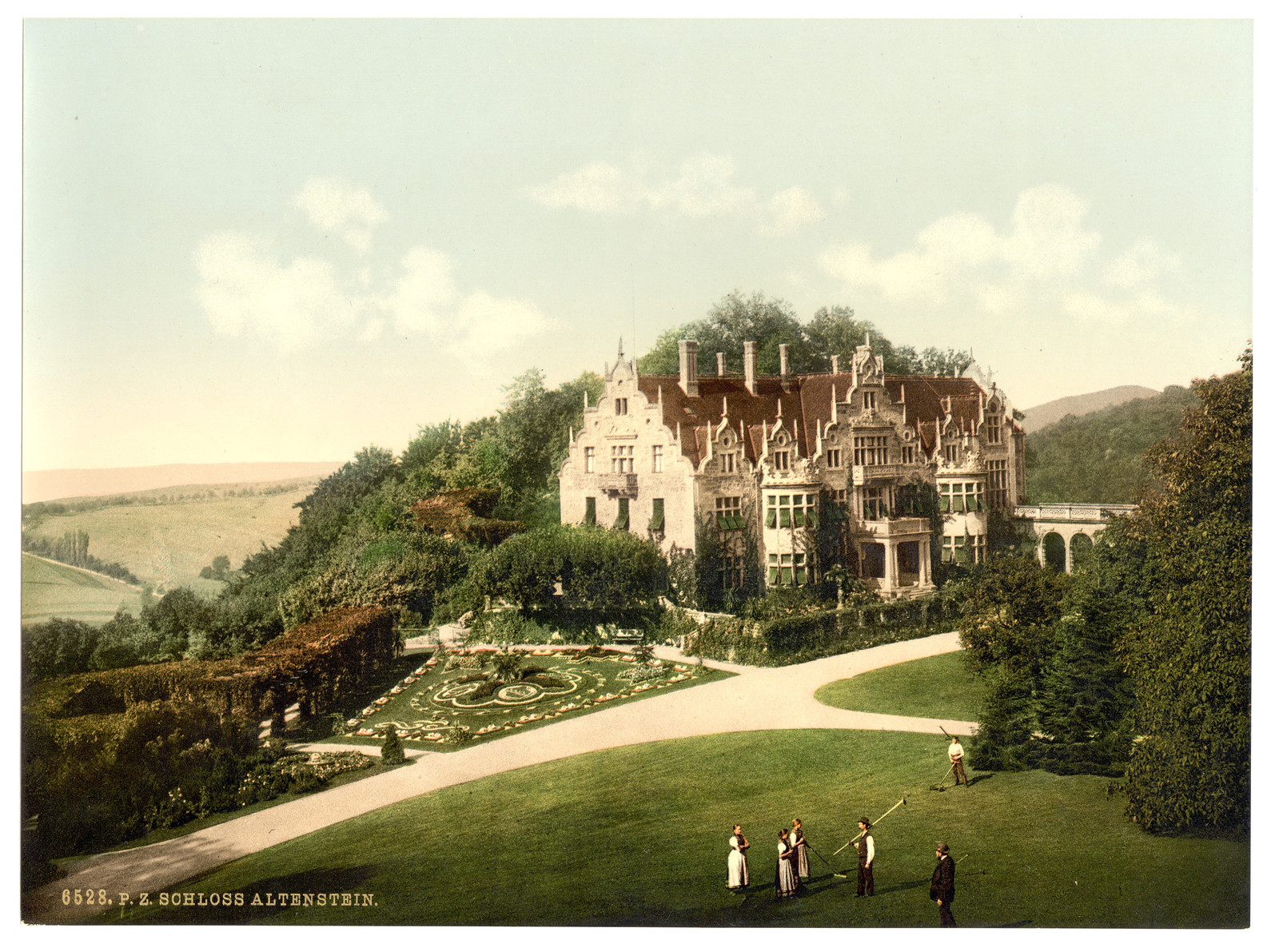 Altenstein Castle Thuringia Germany, [between ca. 1890 and ca. 1900]. — historic print