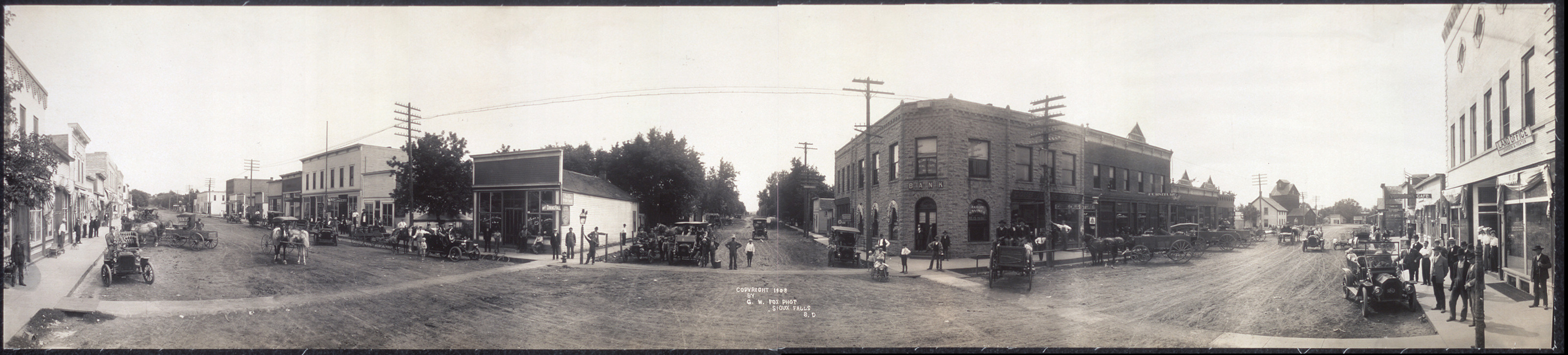Principal street of Sioux Falls, South Dakota, 1908, 1908 — historic image