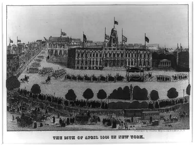 The 25th of April 1865 in New York