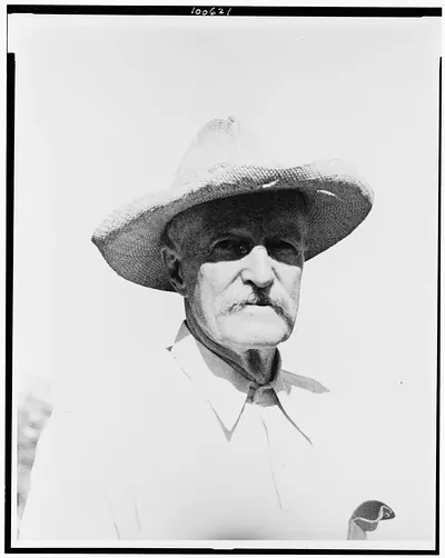 [Gifford Pinchot, head-and-shoulders portrait, facing slightly right, wearing hat]