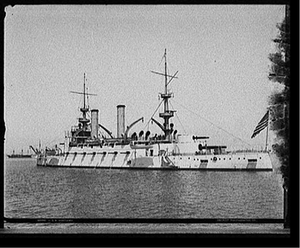 U.S.S. Kentucky, [1900 or 1901] — historic photograph