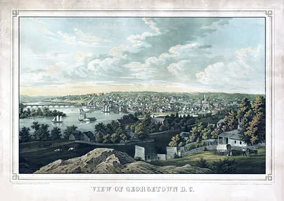 Georgetown, Washington, D.C., 1855