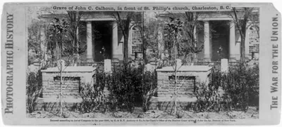 Grave of John C. Calhoun, in front of St. Philip's Church, Charleston, S.C.