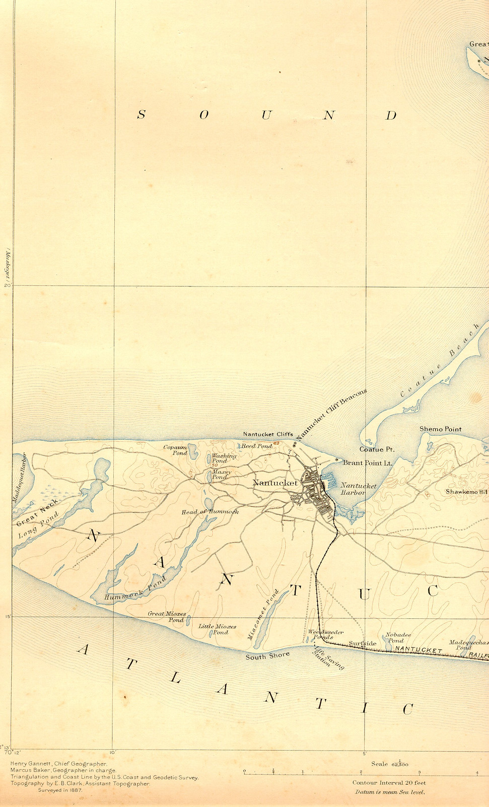 nant 93 sw, Massachusetts — antique map