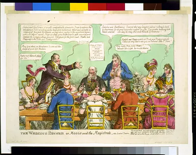 The Wedding dinner, or, Moses and the magistrate, vide London Tavern