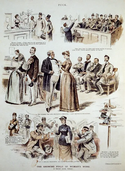The growing field of woman's work. A short look ahead