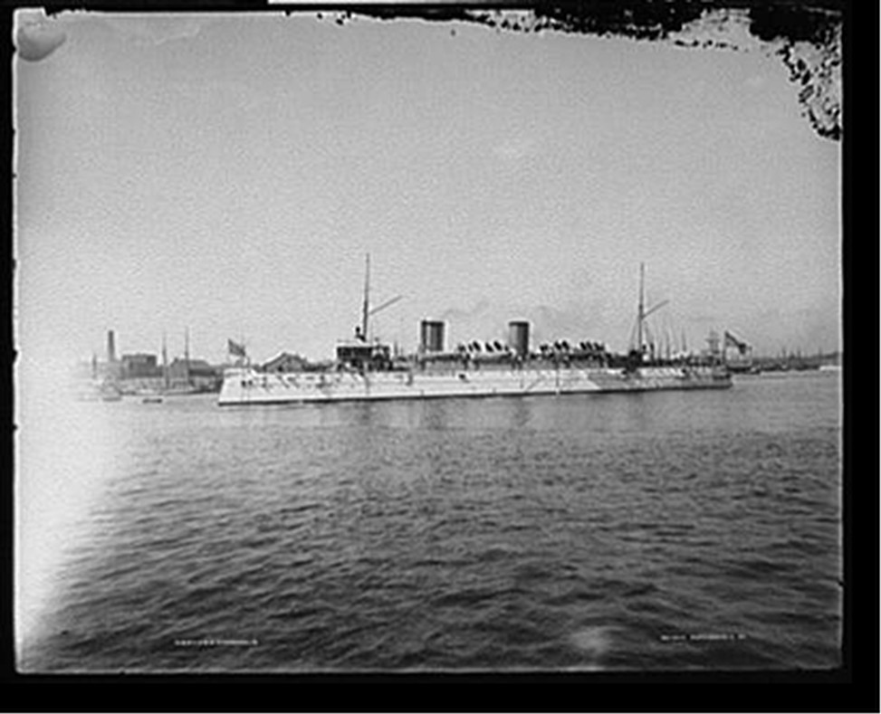 U.S.S. Minneapolis, [between 1894 and 1901] — historic photograph
