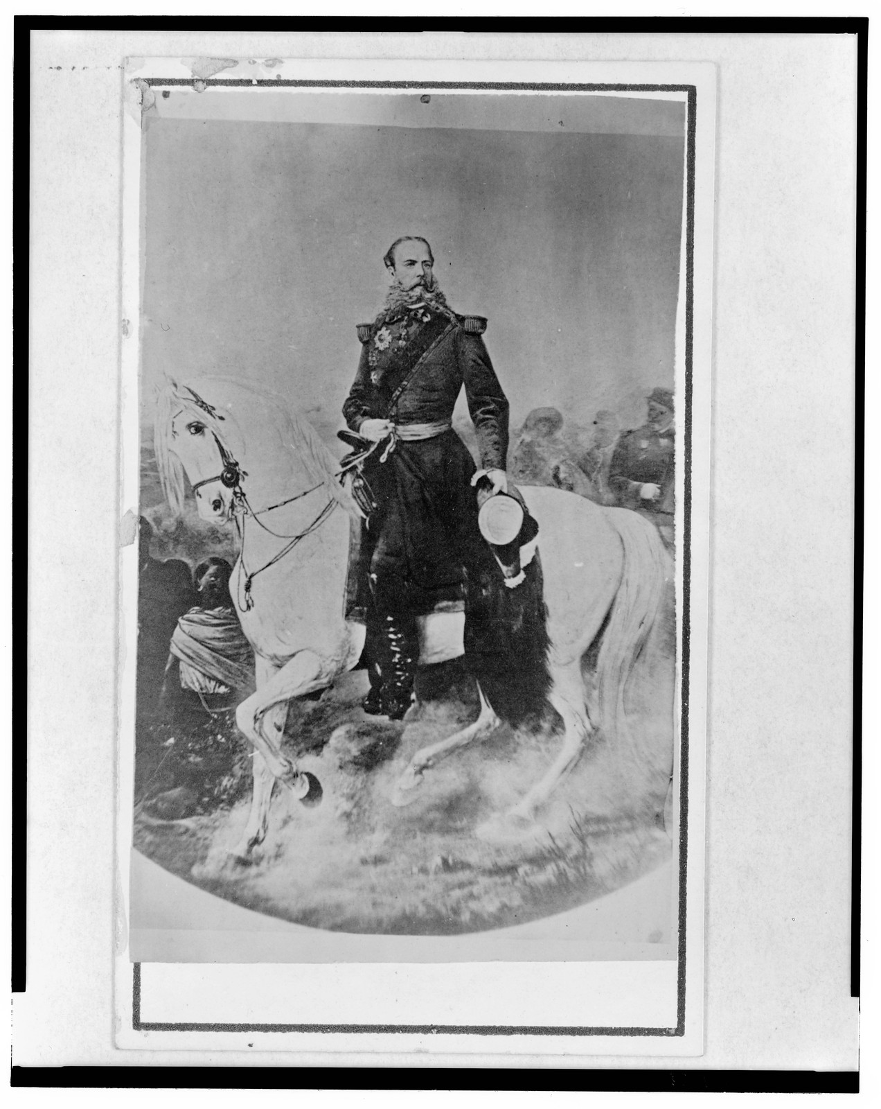 [Emperor Maximilian on horseback], [between 1857 and 1867] — historic photograph