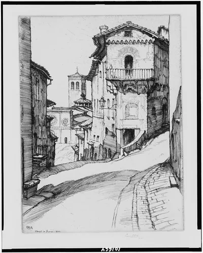 Street in Assisi / Ernest D. Roth.