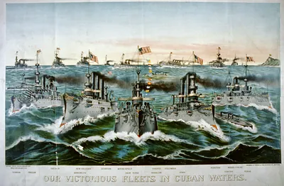 Our victorious fleets in Cuban waters