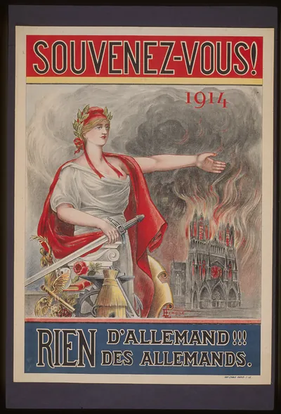 Souvenez-vous! 1914. Rien dAllemand!!! Des Allemands