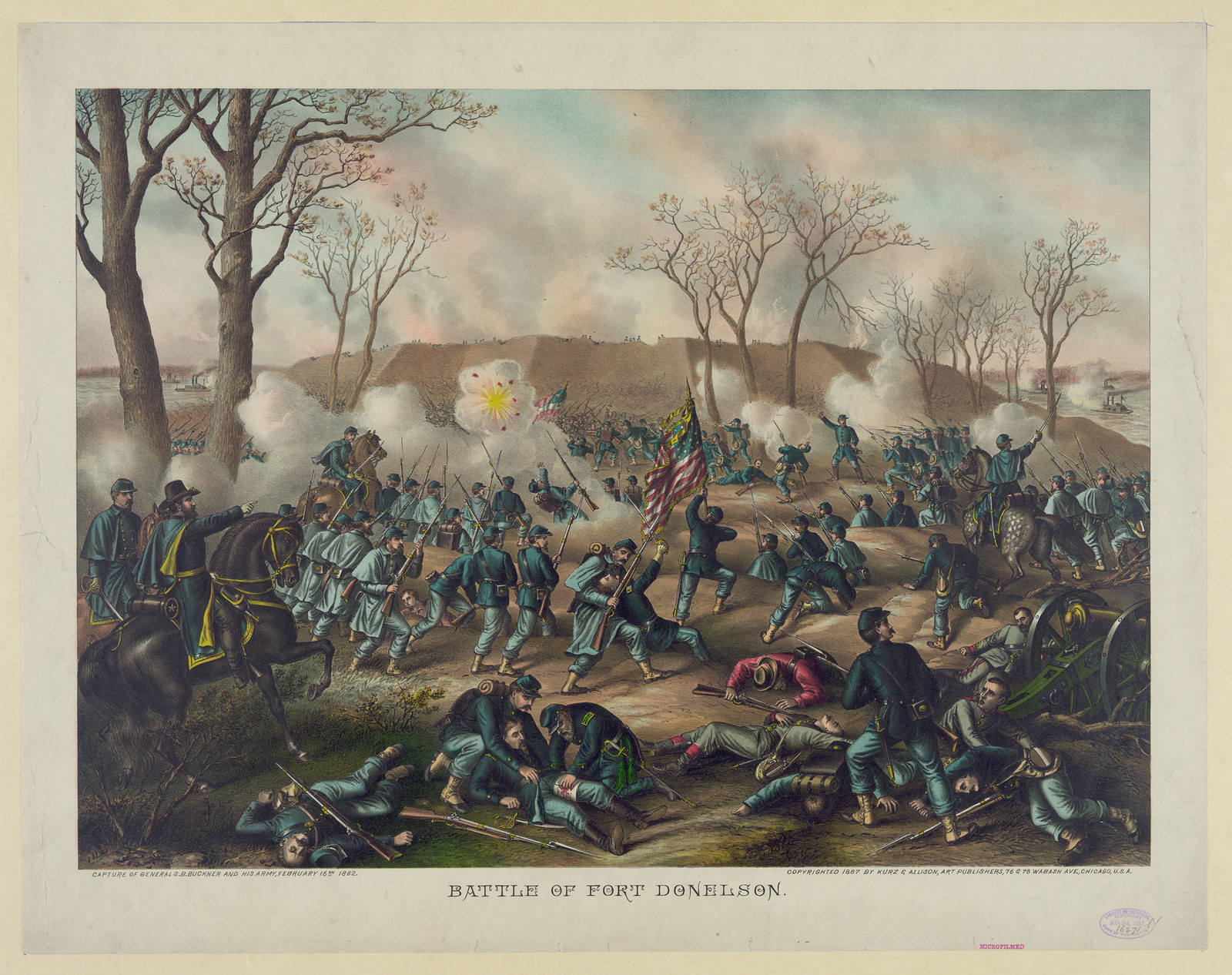 Battle of Fort Donelson — historic image
