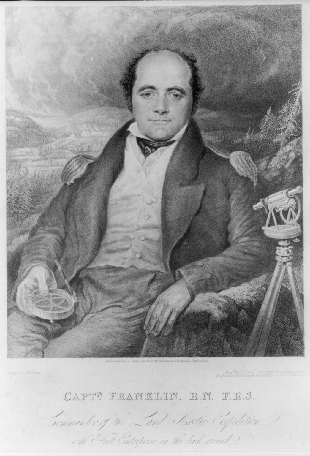 Captn. Franklin, R.N. F.R.S., [no date recorded on shelflist card] — historic print
