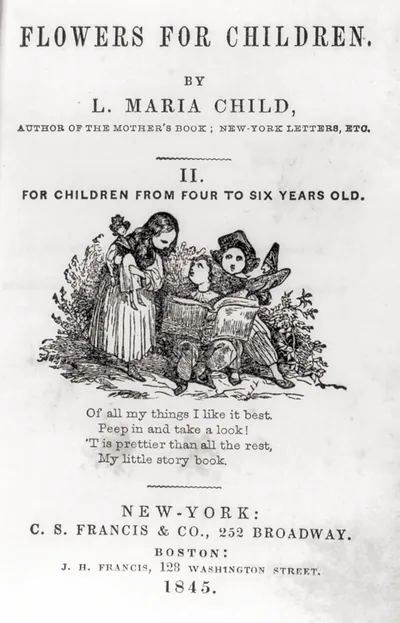 [Title page showing children reading story]