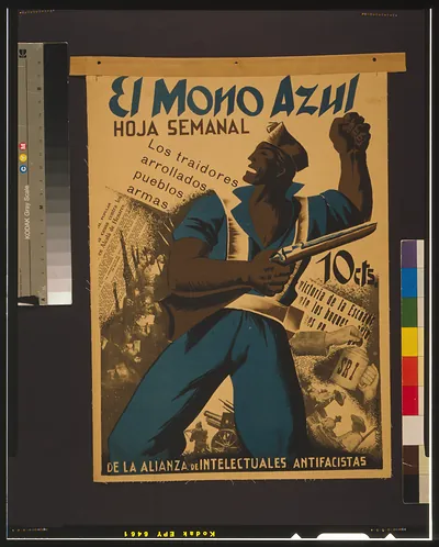 El mono azul, hoja semanal
