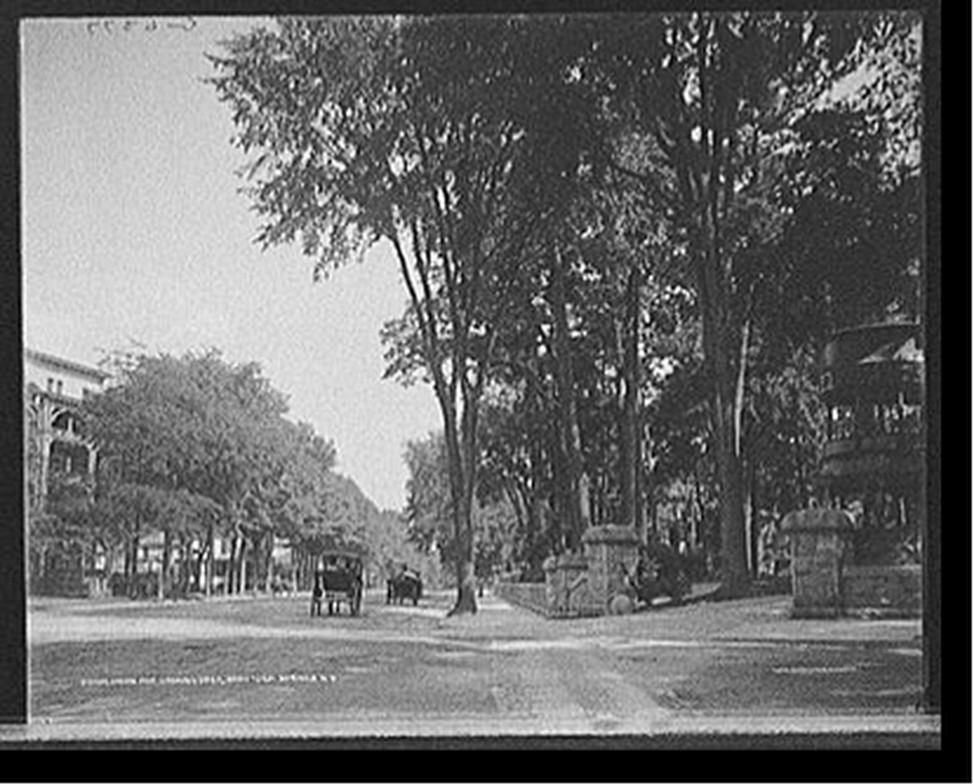 Union Ave., looking east, Saratoga Springs, N.Y., c[between 1900 and 1920] — historic photograph