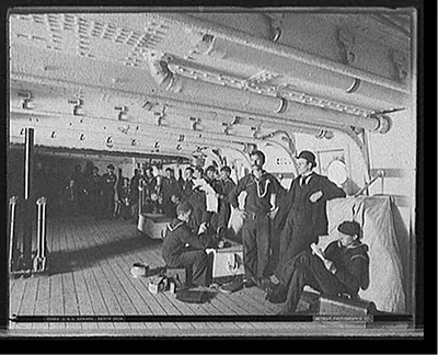 U.S.S. Newark, berth deck