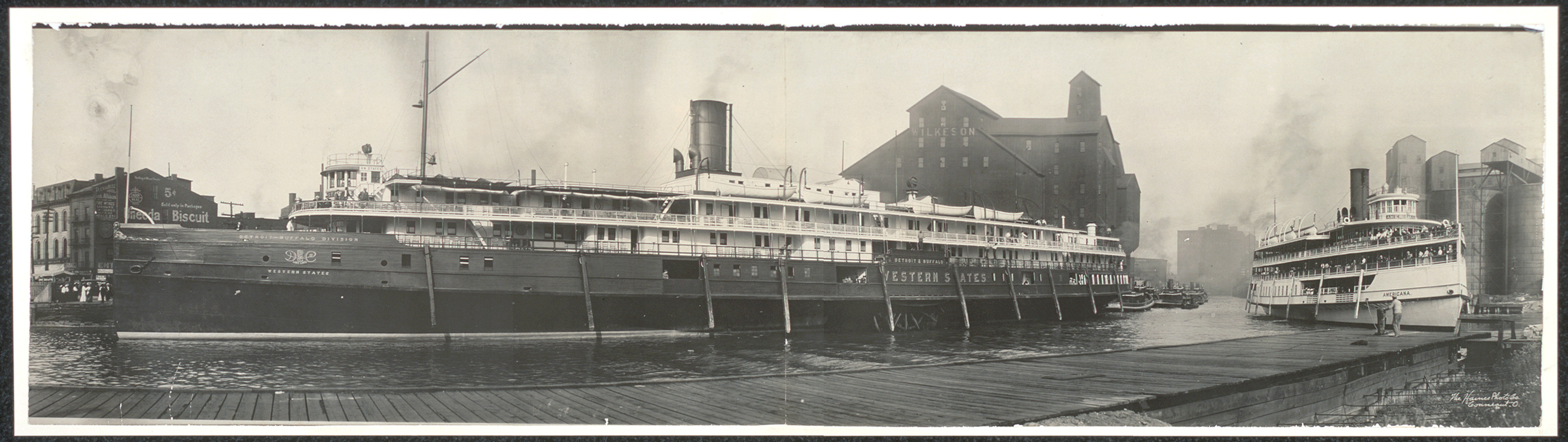 Buffalo Boat Docks, New York, 1909, 1909 — historic image
