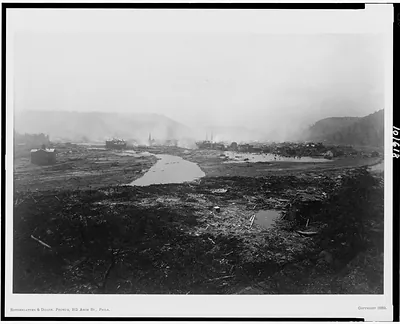 The ruins at Johnstown, after the flood May 31, 1889 / Rothengatter & Dillon, photo's, Phila.