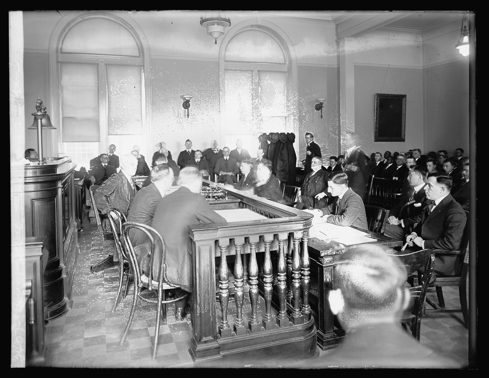 Court scene: trial Ziang Sum Wan, [1919 or 1920] — historic photograph