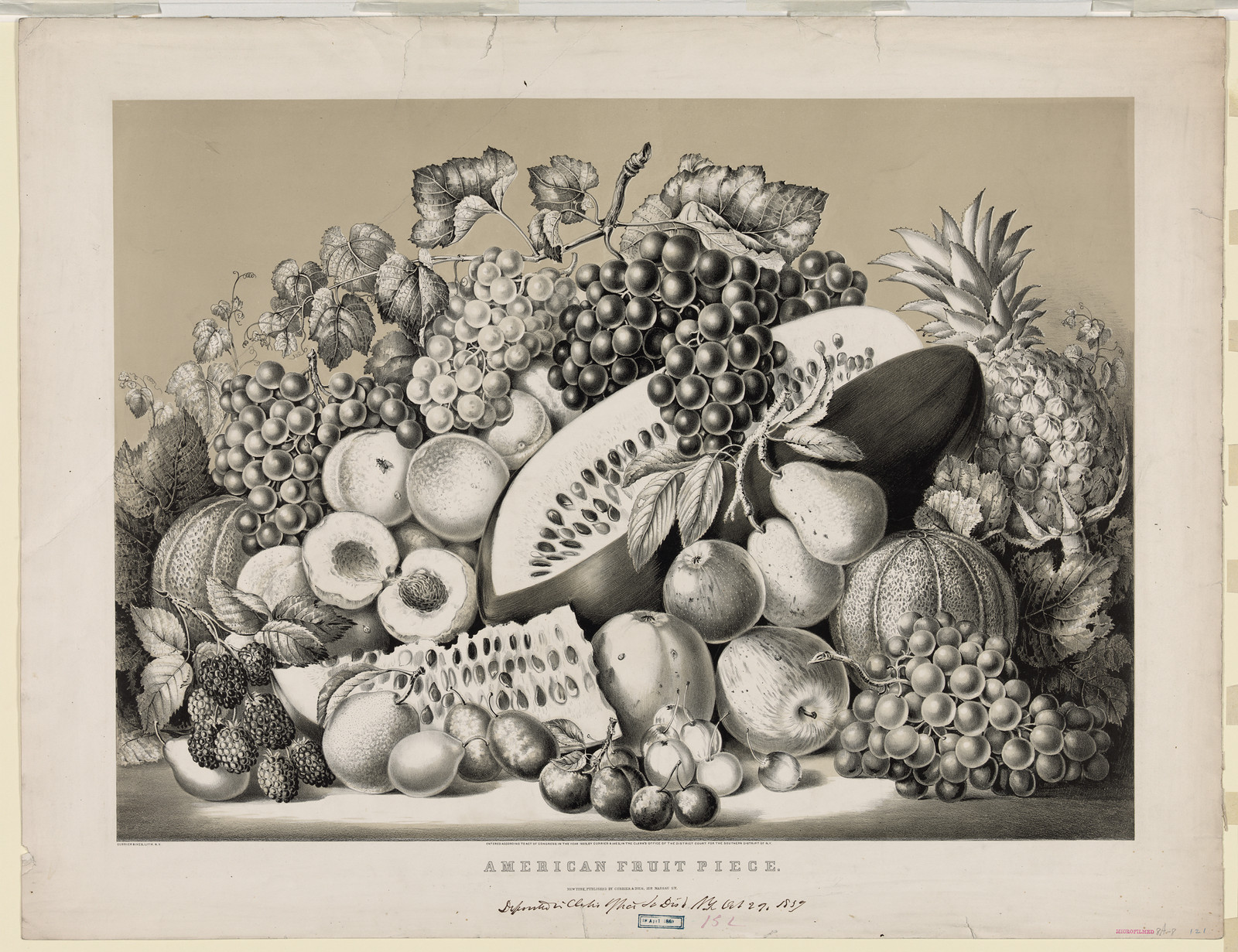 American Fruit Piece — historic image