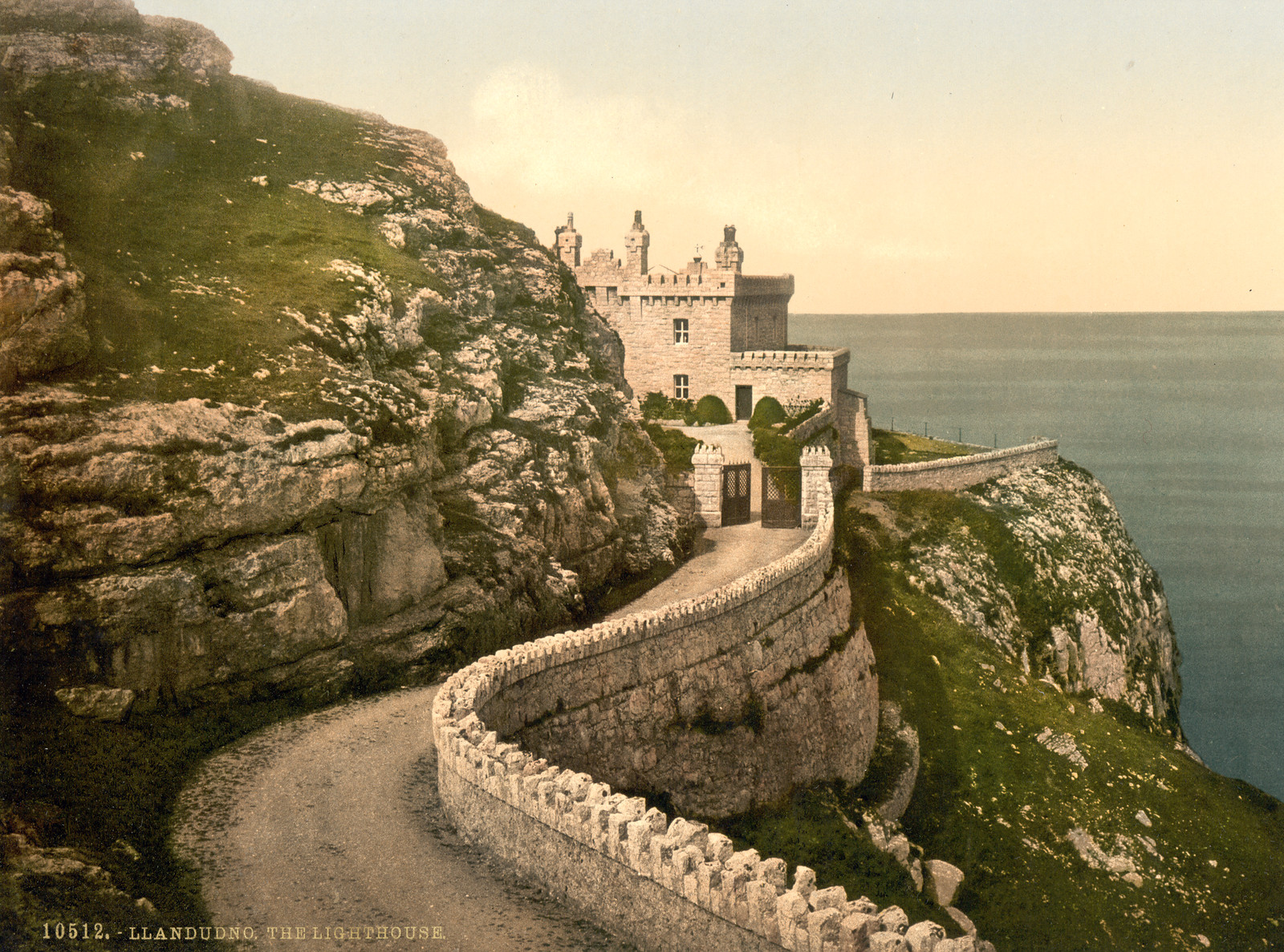 The lighthouse Llandudno Wales, [between ca. 1890 and ca. 1900]. — historic print