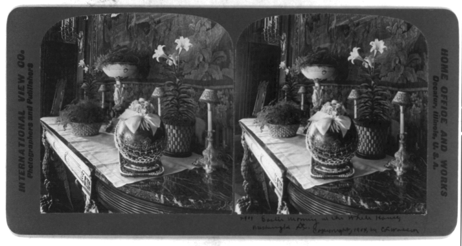 Easter morning in the White House, Washington, D.C., c1904. — historic photograph