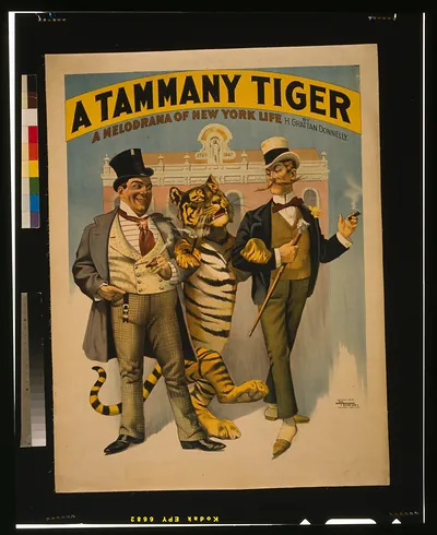 A Tammany tiger a melodrama of New York life by H. Grattan Donnelly.