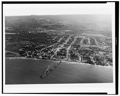 [Aerial view of La Ceiba, Honduras]