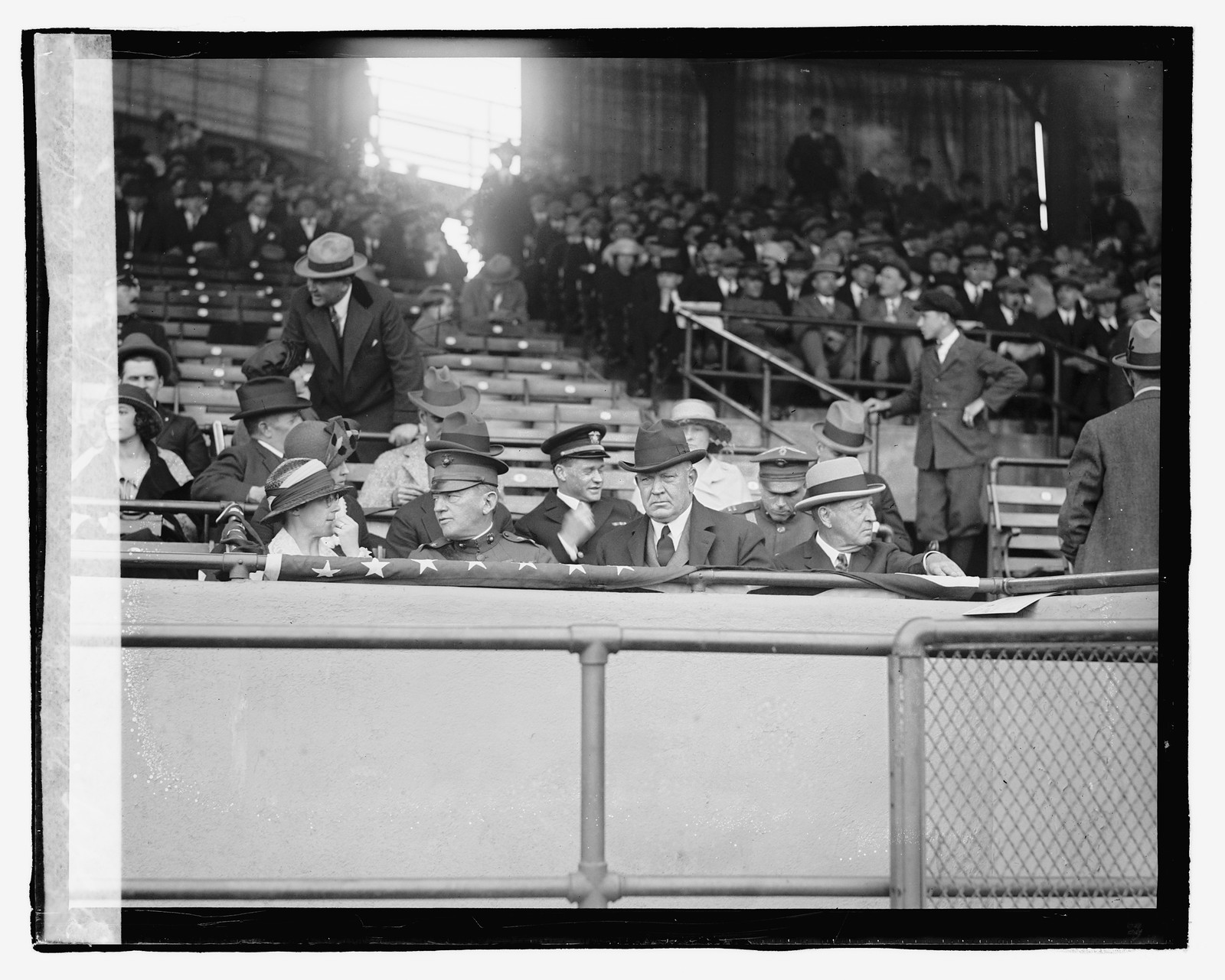 Mrs. Denby, Lejeune, Denby, Adm. Rodman, 5/2/23, [19]23 May 2. — historic photograph
