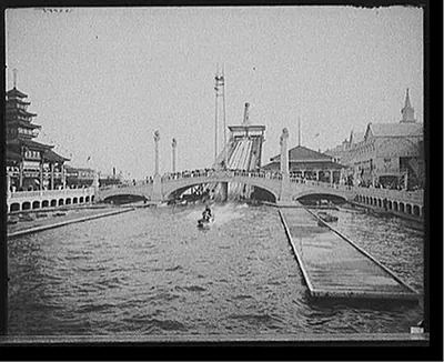 [Dreamland Park, shooting the chutes, Coney Island, N.Y.]