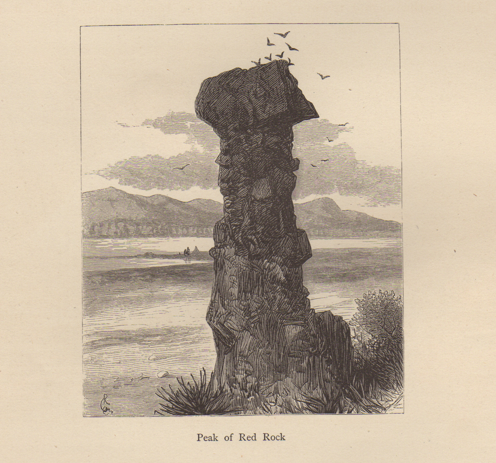 Peak of Red Rock — historic image