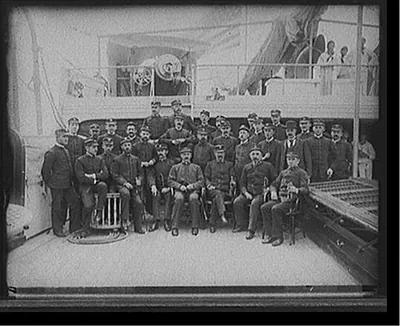 U.S.S. Newark, captain and officers