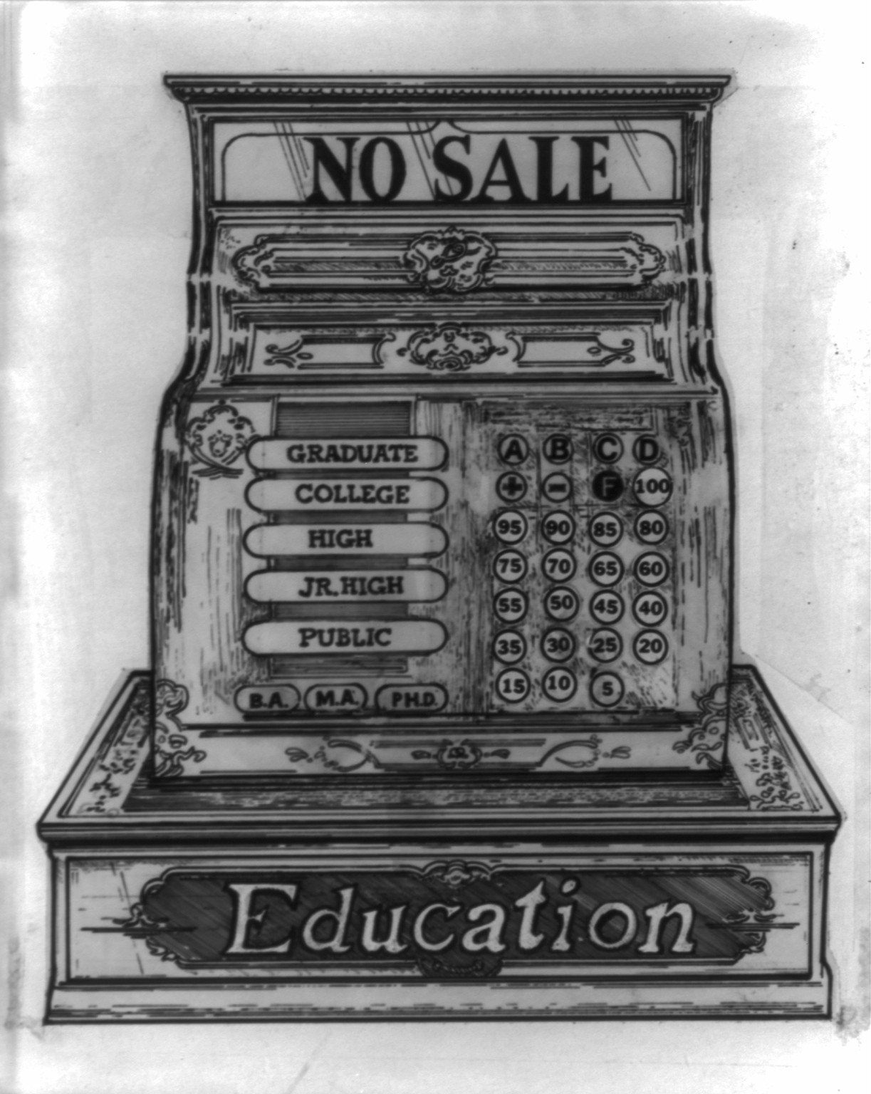 No sale — historic drawing