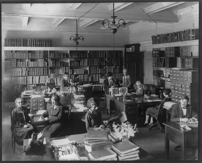 Library of Congress: Division for the Blind. Reading Room