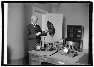 Thomas E. Robertson, Com. of Patents with old models, 6/19/25