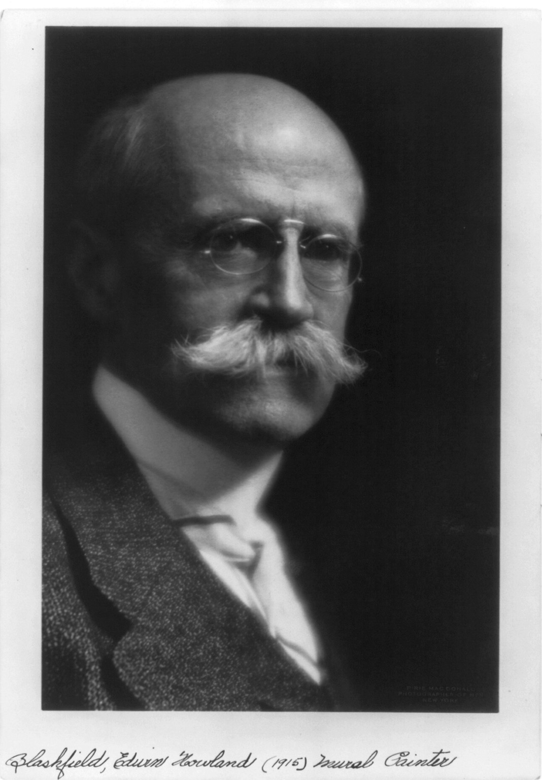 Edwin Howland Blashfield, 1848-1936, 1915 — historic photograph