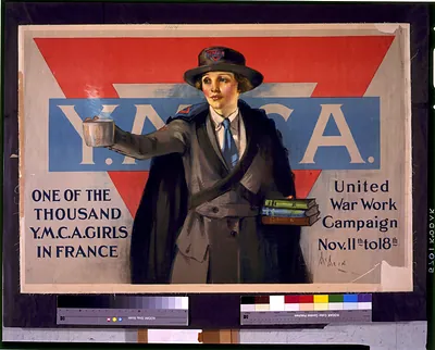 One of the thousand Y.M.C.A. girls in France--United War Work Campaign Nov. 11th to 18th / McMein.