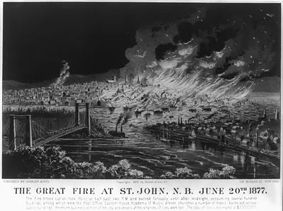The great fire at St. John, N.B. June 20th 1877