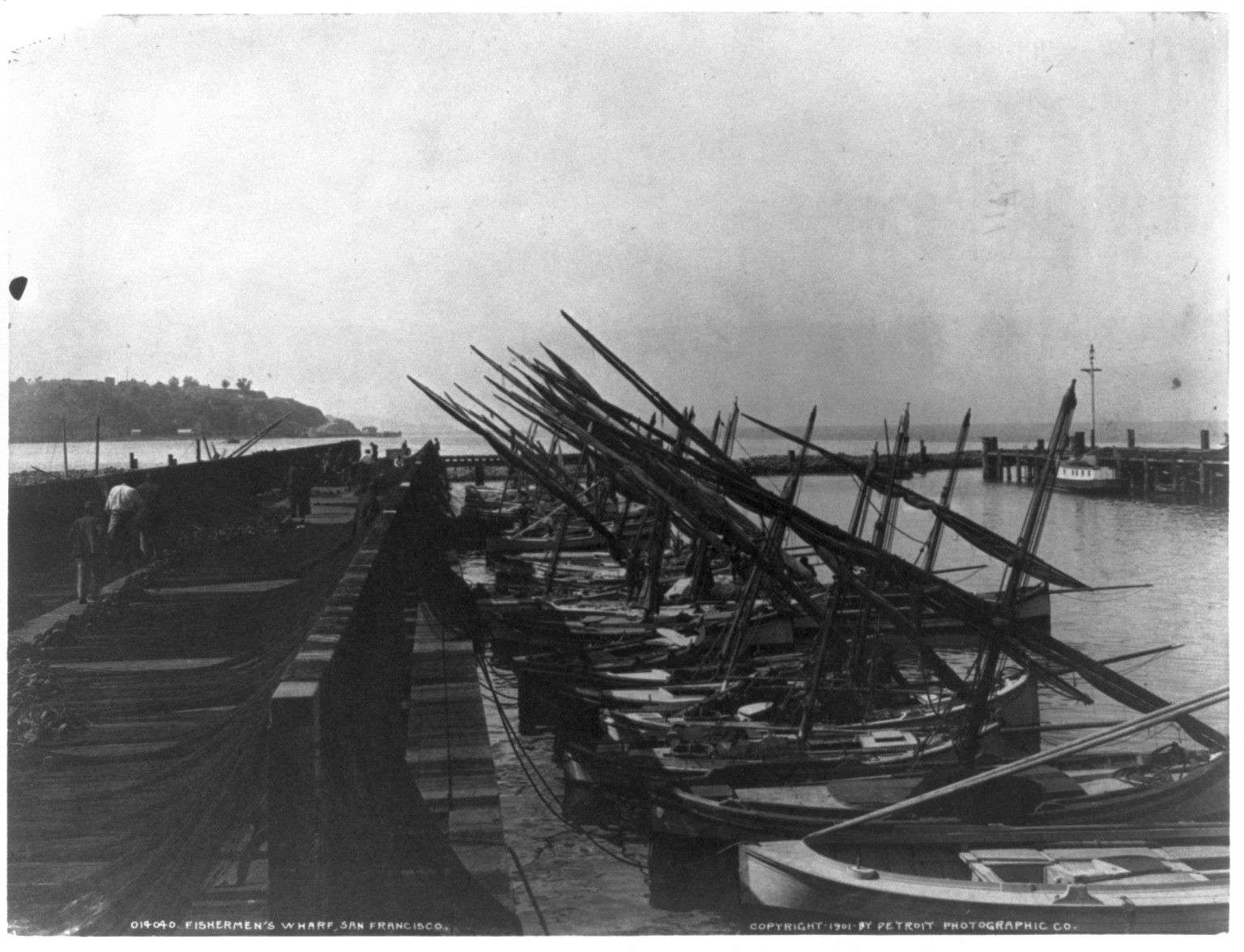 Fishermen's Wharf, San Francisco, c1901. — historic photograph