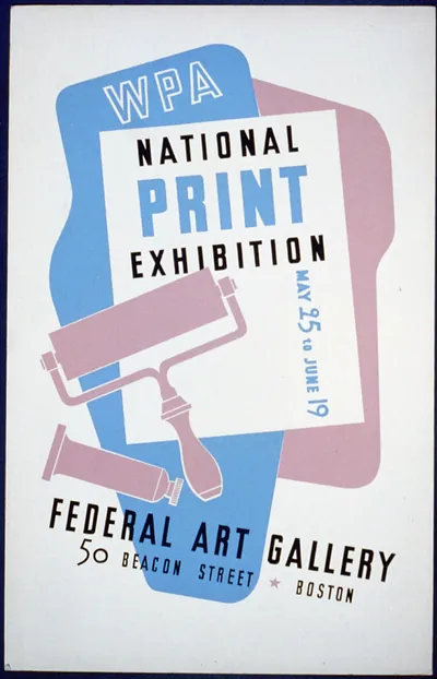 WPA national print exhibition Federal Art Gallery