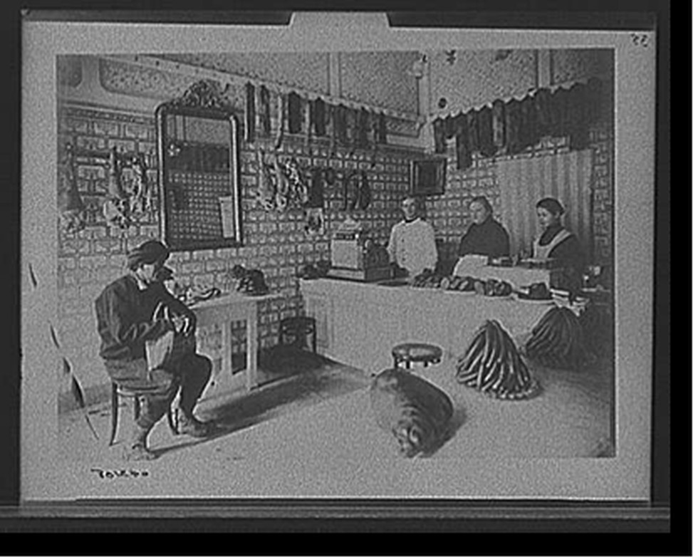 [St. Bon Ossko, butcher shop, Herzegovina], [between 1895 and 1910] — historic photograph