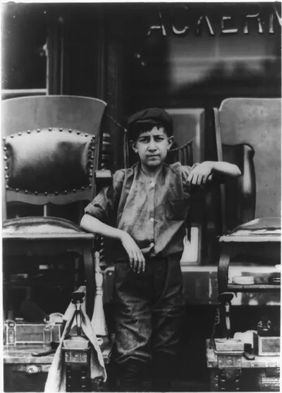 Frank Villanello, 21 Greenwich Ave., Father's Stand. Location: New York, New York (State)