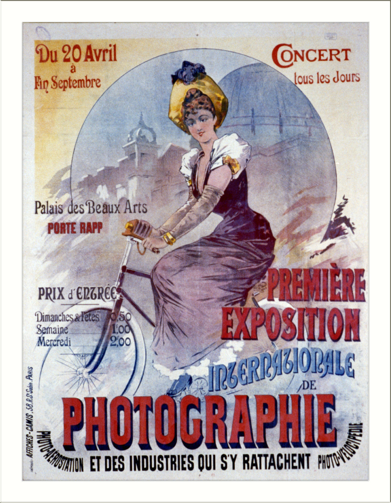 Première Exposition Internationale de Photographie, 1892 — historic photograph
