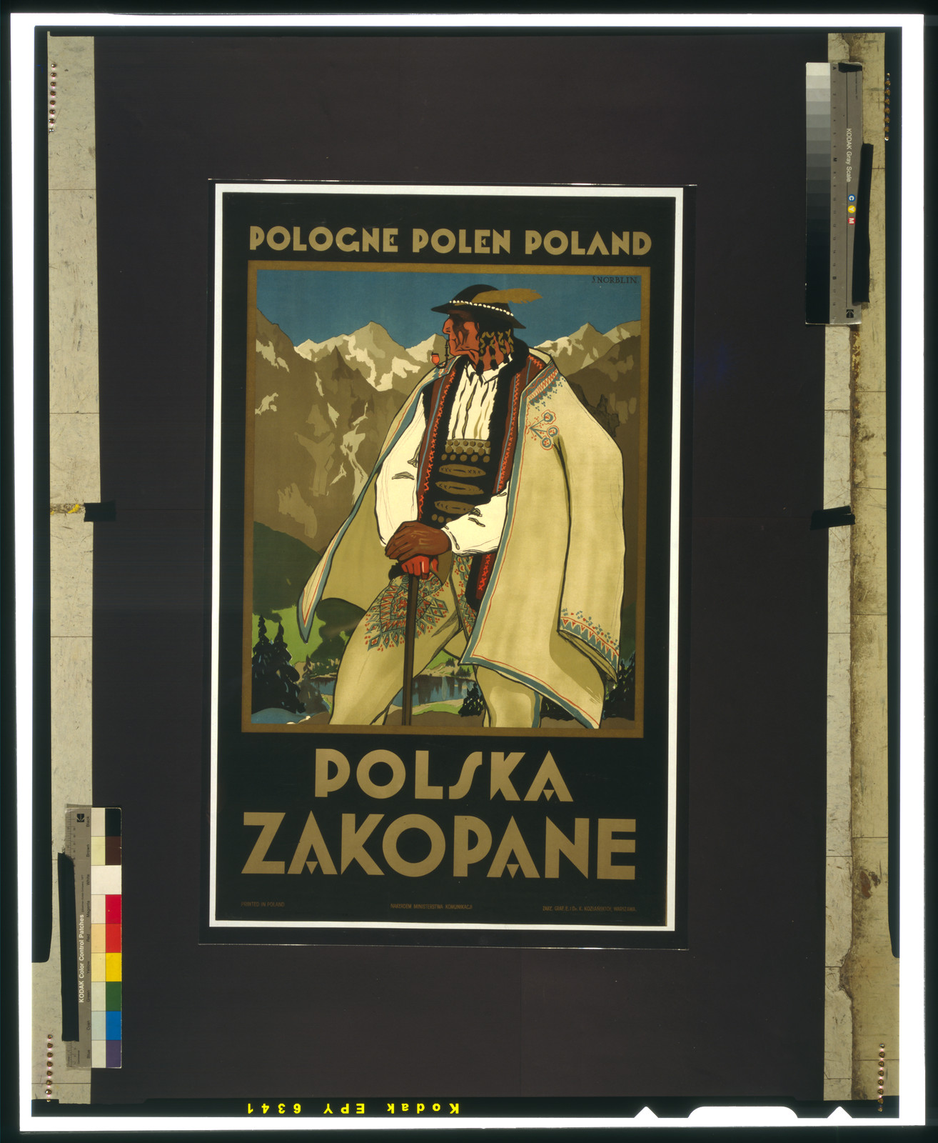 Polska--Zakopane / S. Norblin., Warszawa : Zakl. Graf. E. i Dr. K. Koziańskich, [ca. 1925] — vintage poster